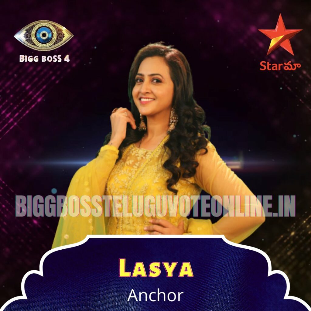 Lasya-Bigg-Boss-Telugu-4-Contestant