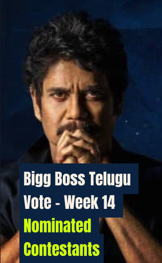 Bigg Boss Telugu Vote Week 14 Nominated Contestants List